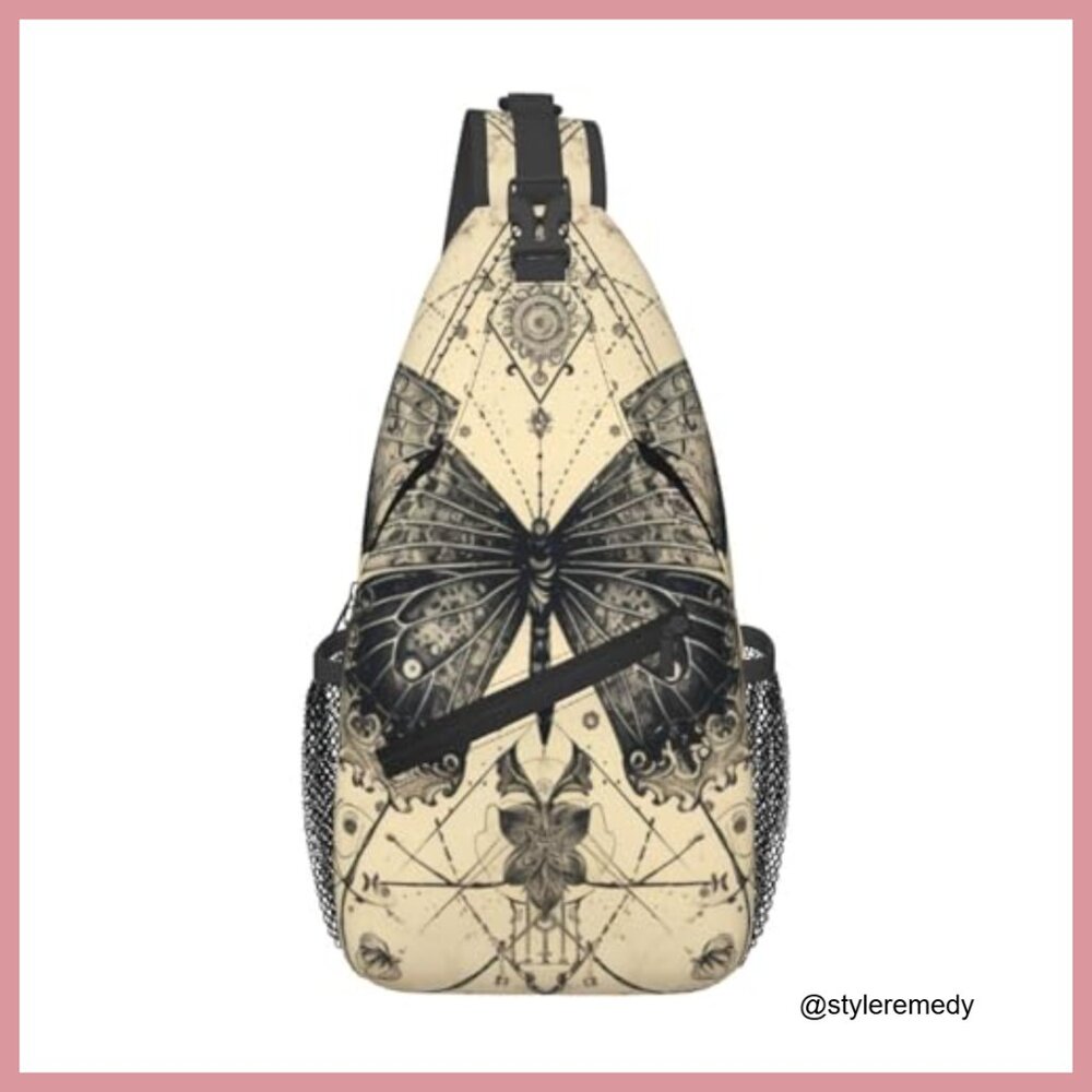 Polyester Sling Backpack With Multiple Pockets Fo… - image 2